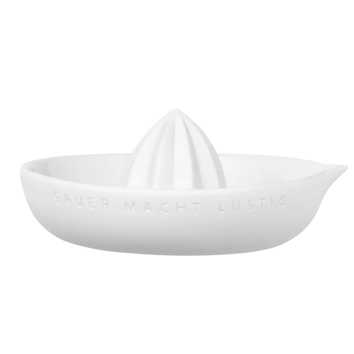 Zitruspresse- Sauer macht lustig, D.13,5cm, H.6,5cm