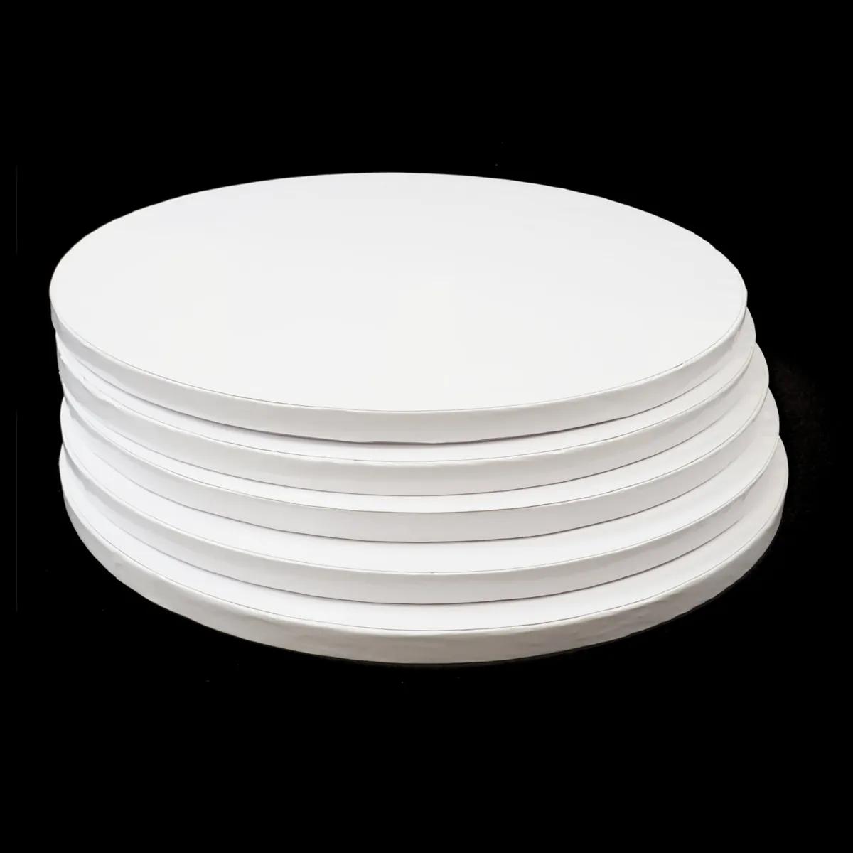 5 x Cakeboard 35cm 12mm in Weiß ( glatter Rand )