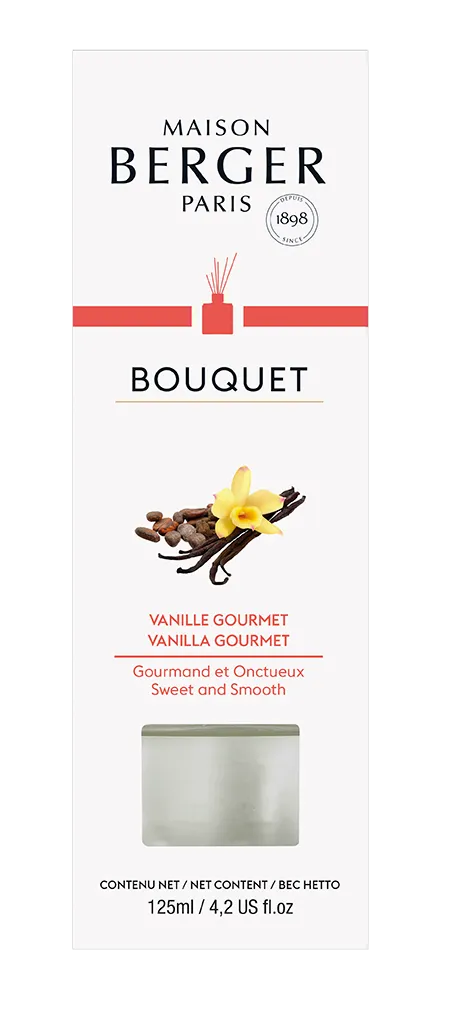 -Maison Berger Paris- Bouquet "Vanille Gourmet", Raumduft Diffuser, 125ml