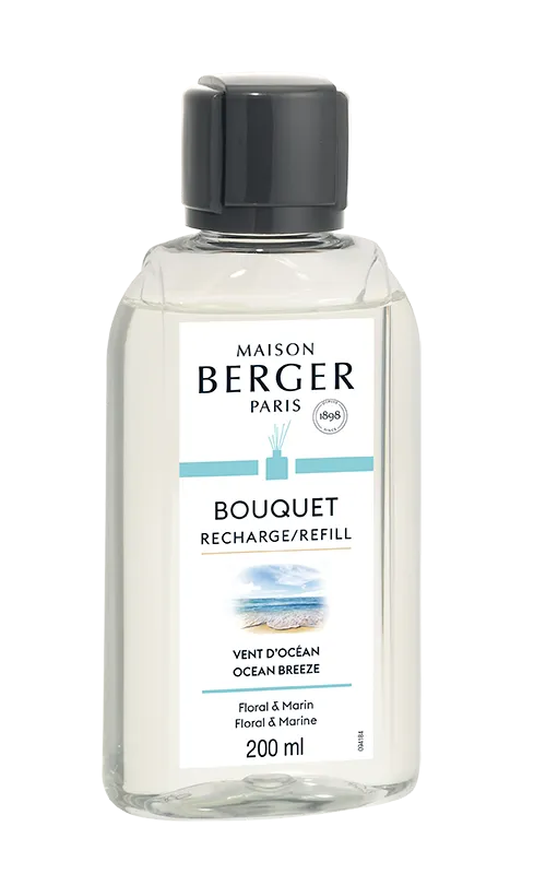 -Maison Berger Paris- Bouquet Refill "Vent d'Océan/Frische Ozeanbrise", Raumduft Diffuser, 200ml