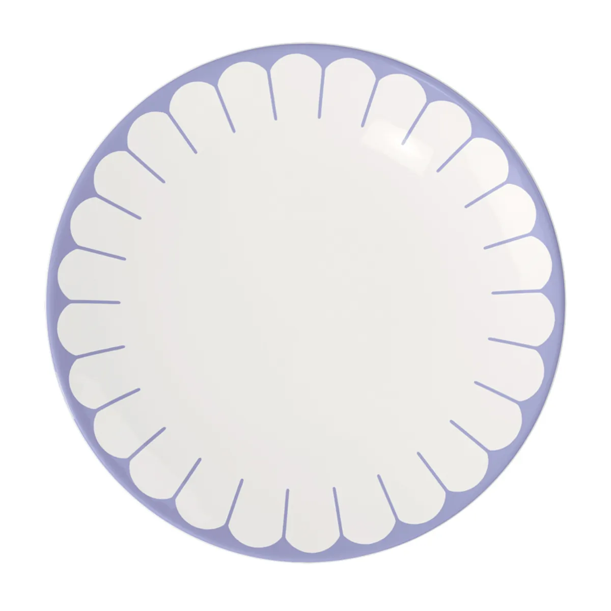 Speiseteller Fleur, Blau 26,6cm
