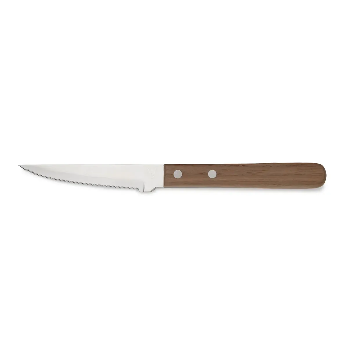 Steakmesser 6er-Set mit Walnussholzgriff, Holz, Chromstahl 13/0