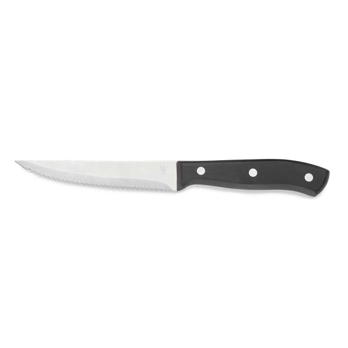 Steakmesser Set mit POM Kunststoffgriff, 23 cm, Set á 6 Stück, Polyoxymethylen, Chromstahl 13/0