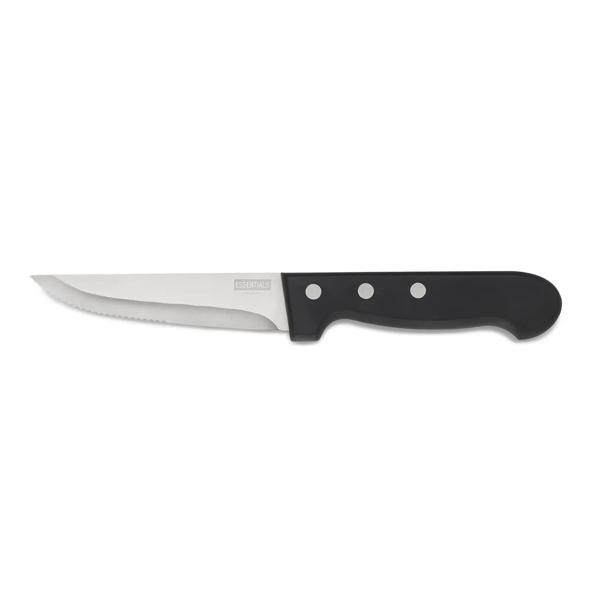 Steakmesser Set mit ABS Kunststoffgriff, 25 cm, Set á 6 Stück, ABS Kunststoff, Chromstahl 13/0
