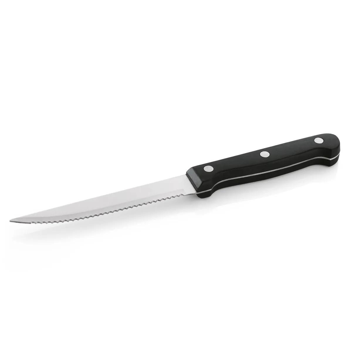 Steak-/Pizzamesser mit Kunststoffgriff, 21 cm, Edelstahl