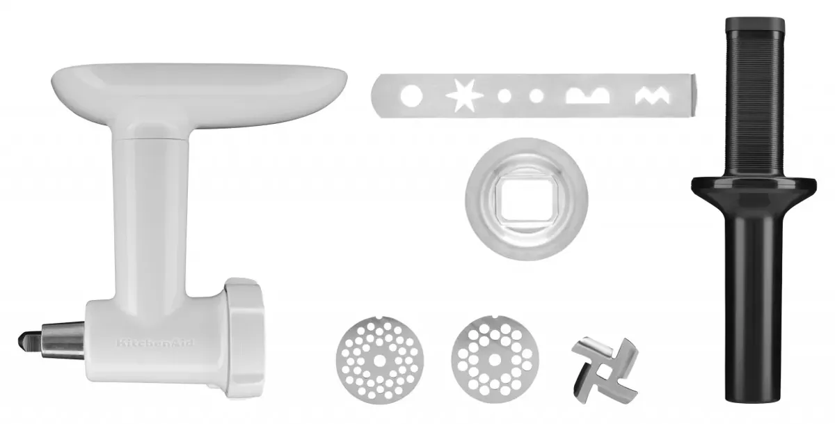 KitchenAid Fleischwolf Set 5KSMFGA mit Städter Spritzgebäckvorsatz Gr. 5 KCCA