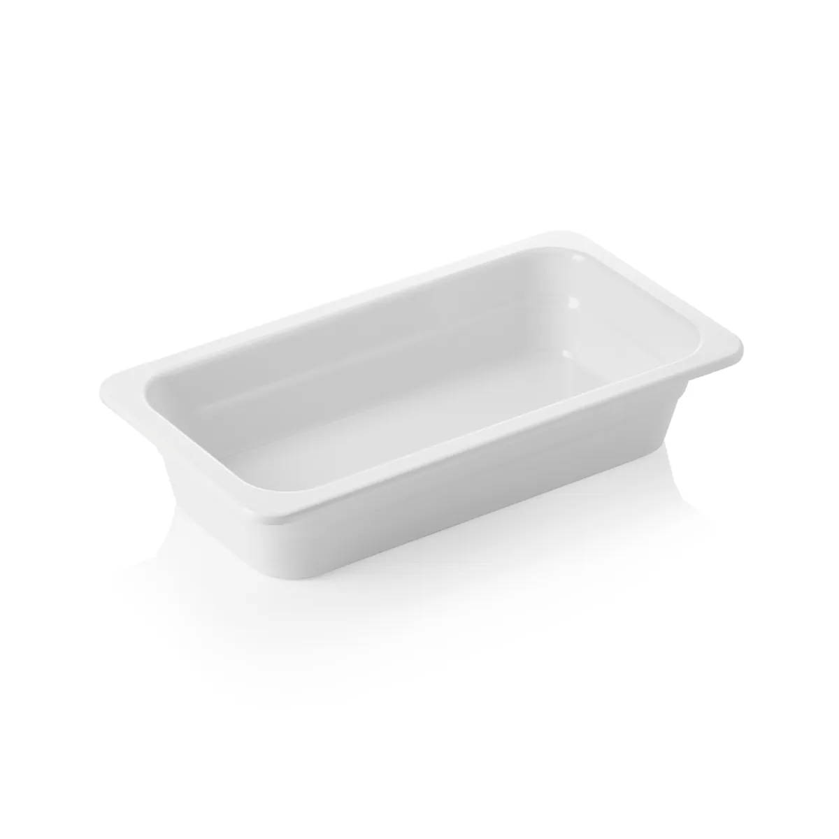 GN Behälter 1/3 GN 65 White, Höhe wählbar, weiß, Melamin