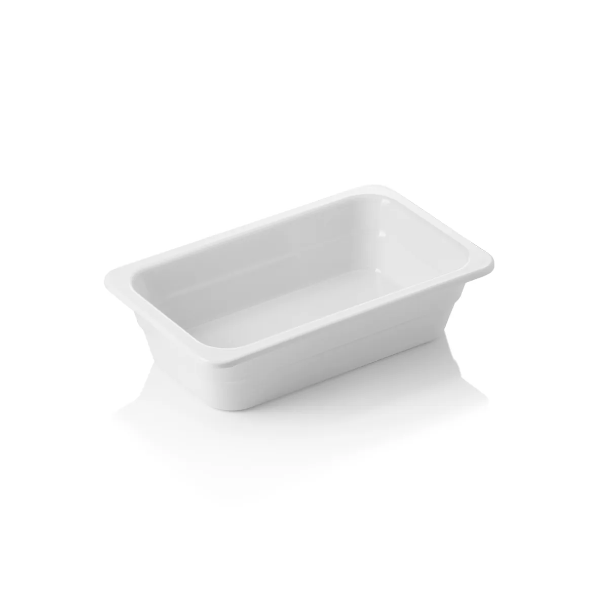GN Behälter 1/4 GN 65 White, Höhe wählbar, weiß, Melamin