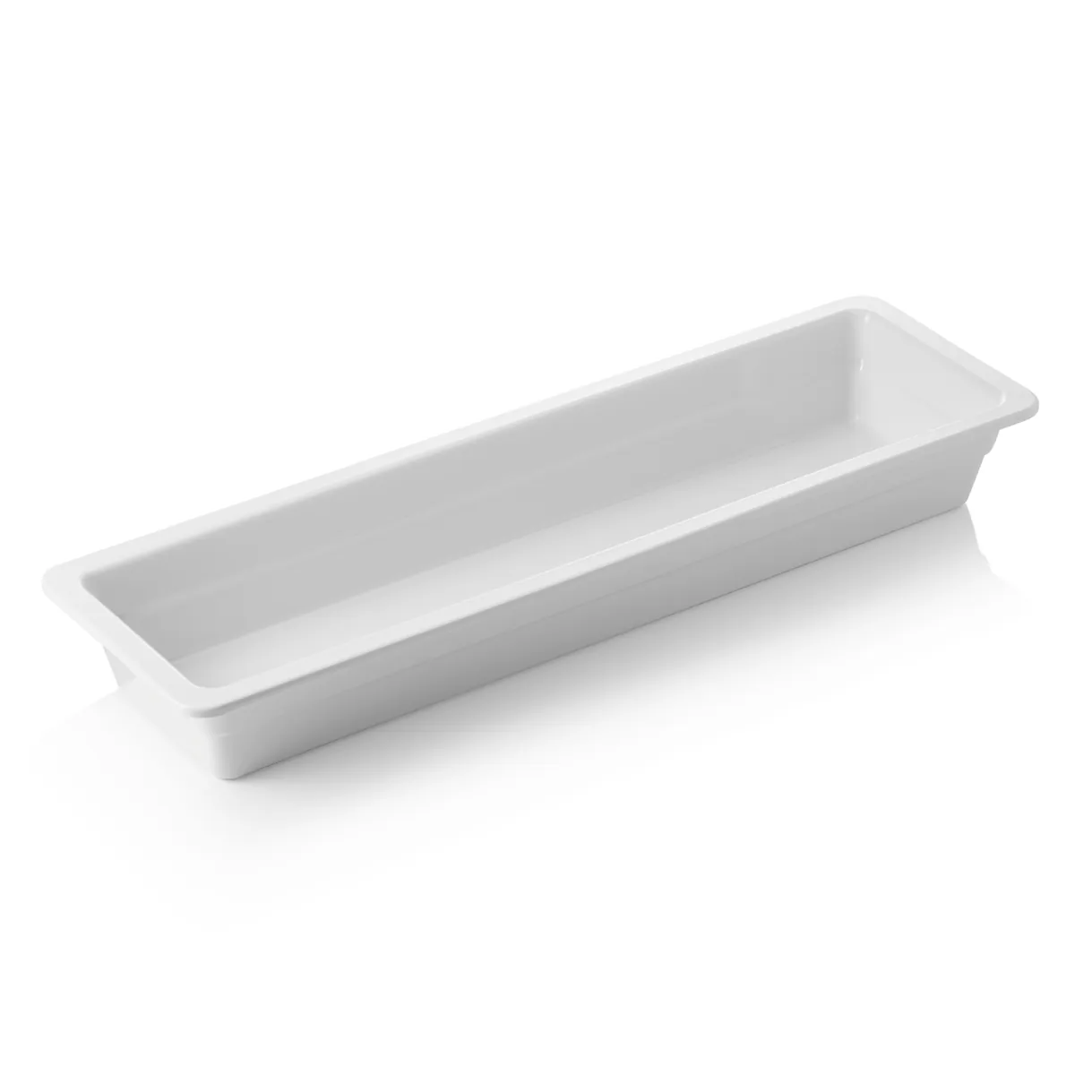 GN Behälter 2/4 GN 65 White, 065 mm, weiß, Melamin