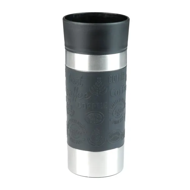 Reisebecher ca. 360 ml in schwarz
