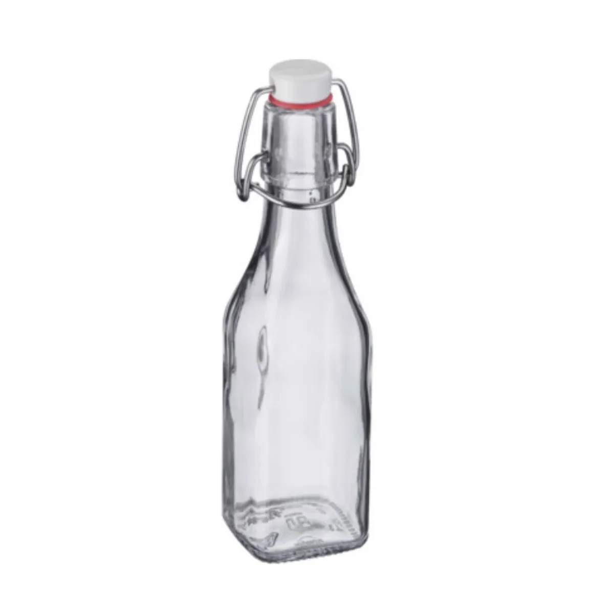 Bügelverschluss-Flasche eckig – vielseitig & dicht, 250 ml / 500 ml / 1000 ml Glasflasche