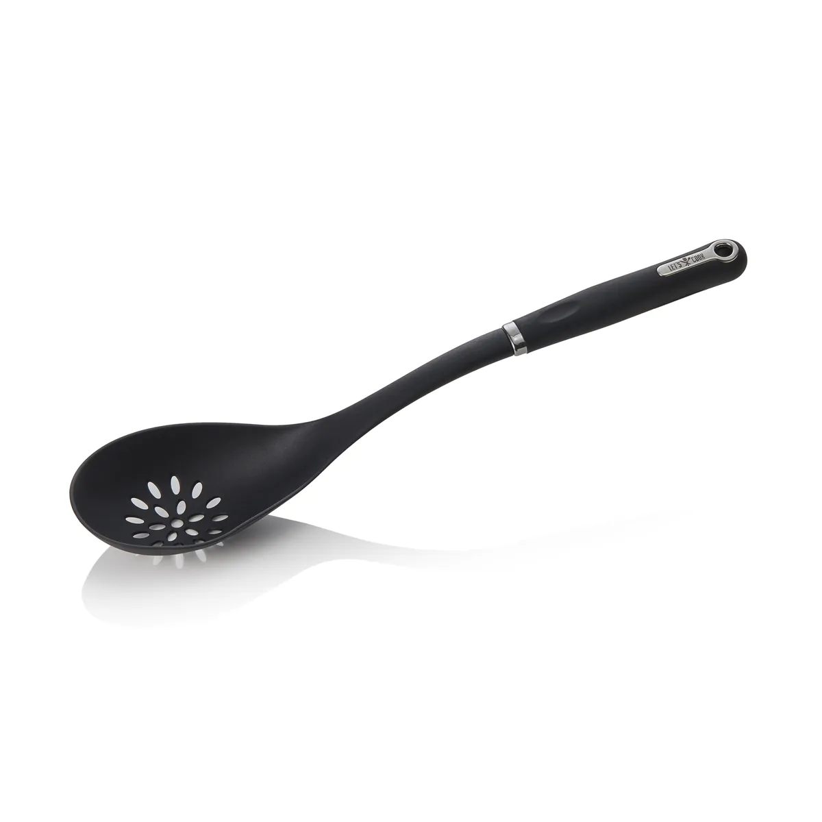 Servierlöffel Let´s Cook, perforiert, 36 cm, Nylon, Gummi