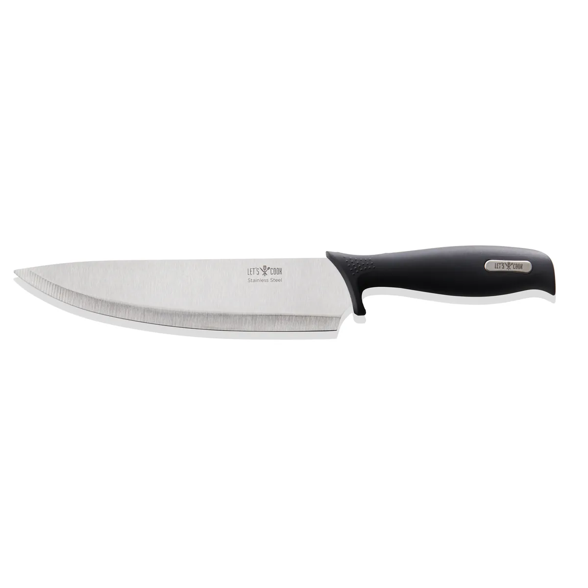 Kochmesser Let´s Cook Knife, 31,5 cm, Edelstahl, Gummi