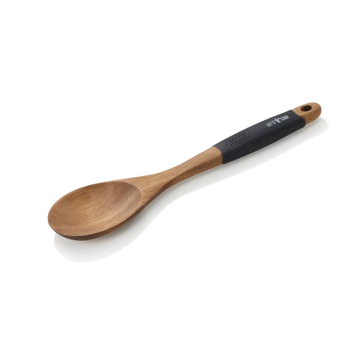 Servierlöffel Let´s Cook, 30,5 cm, Akazienholz, Silikon