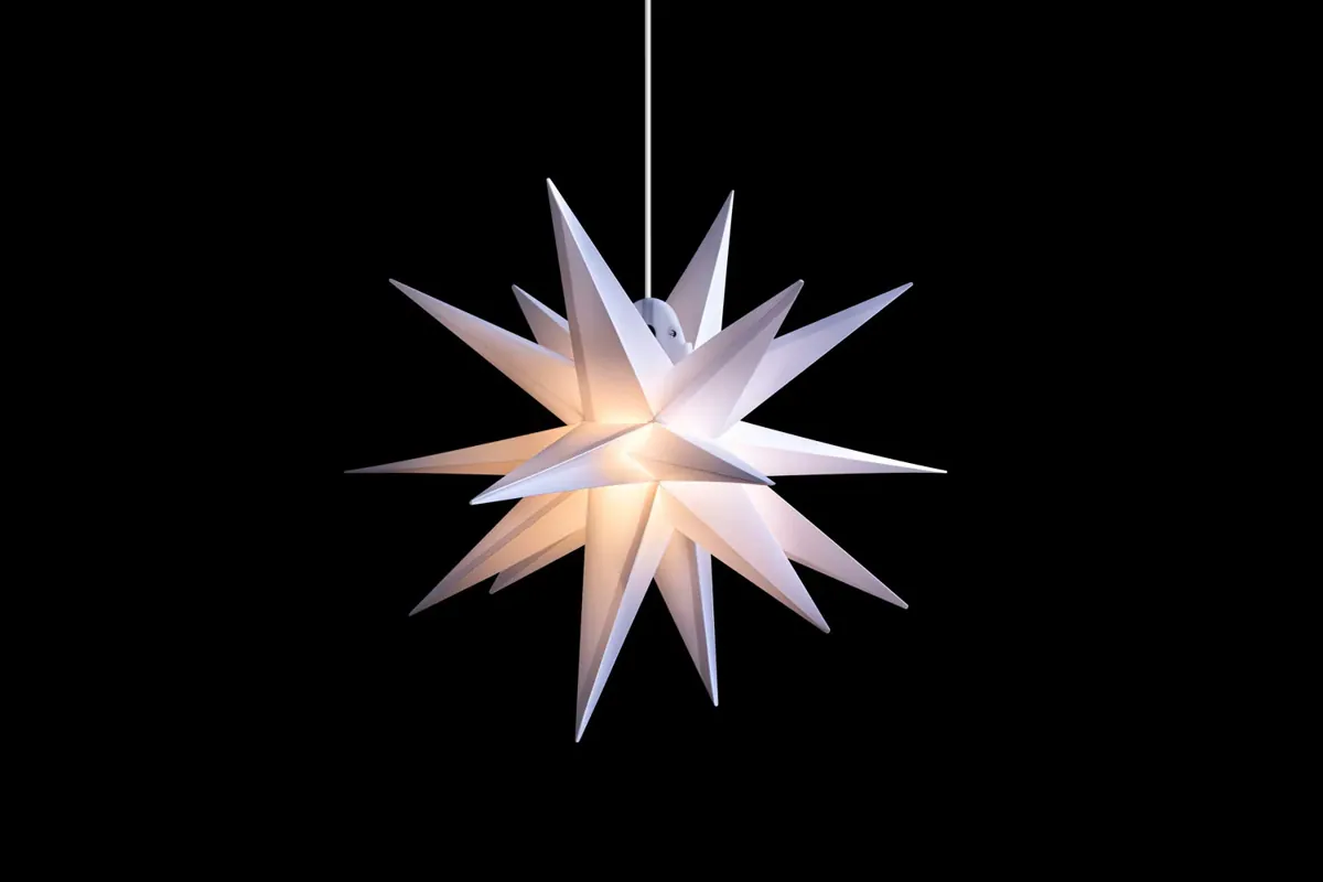 18 Zacken LED Stern 40 cm Trafo