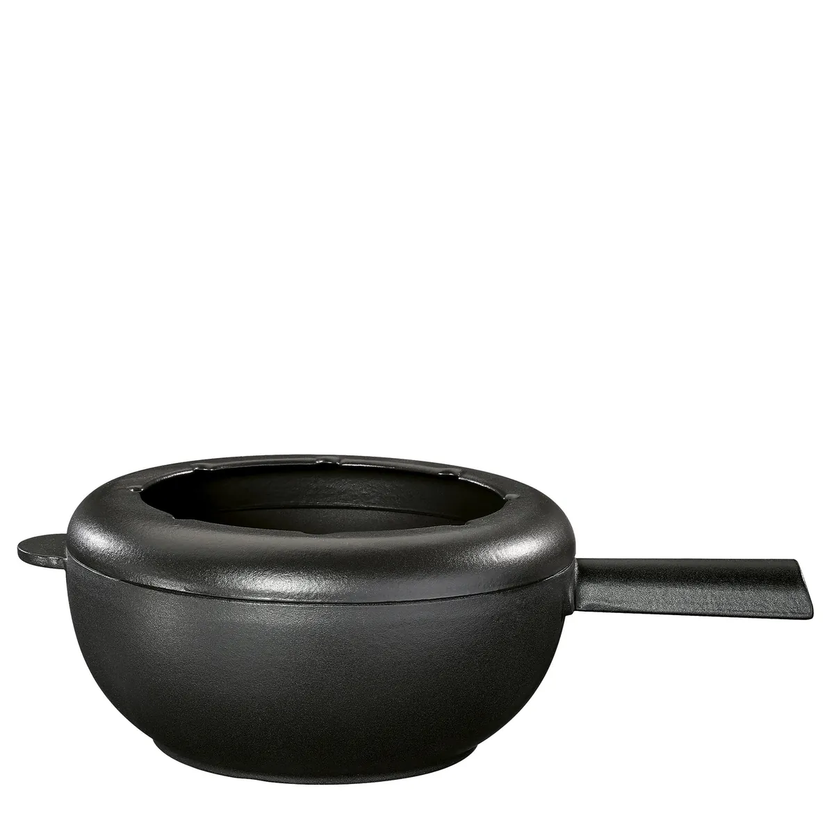 Caquelon SAAS-FEE schwarz matt 20 cm