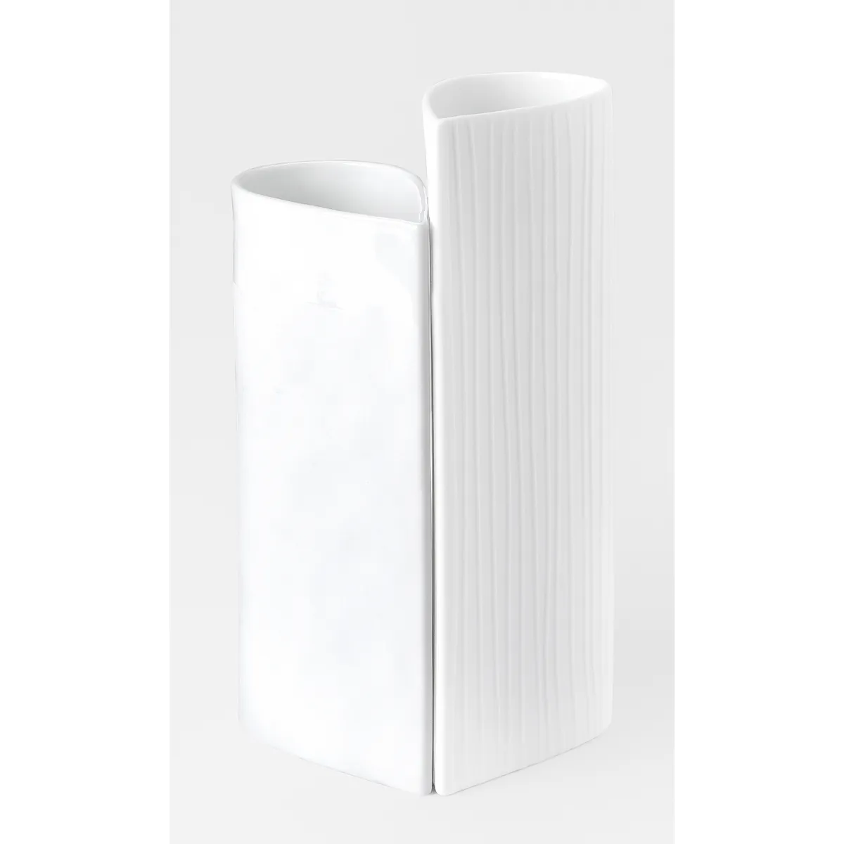 Vasen Set Plissiert 9,8x6x18 & 21cm