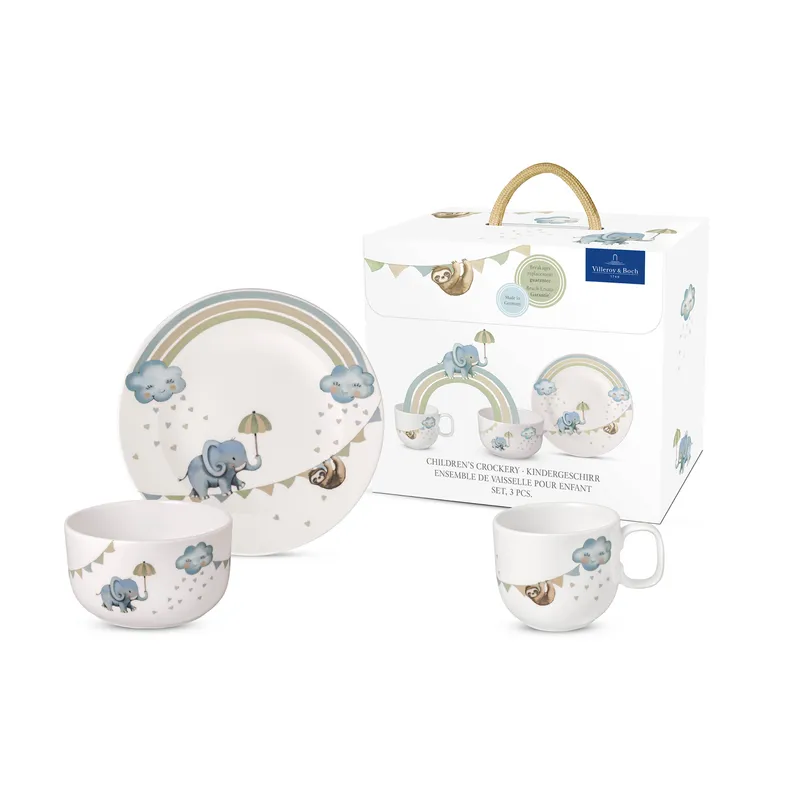 Villeroy & Boch Walk like an Elephant Kindergeschirr Set 3tlg