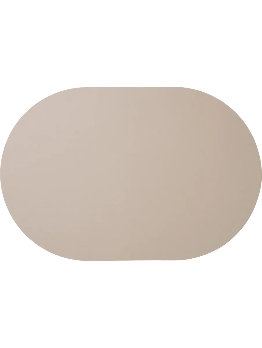ASA Tischset Lederoptik Oval