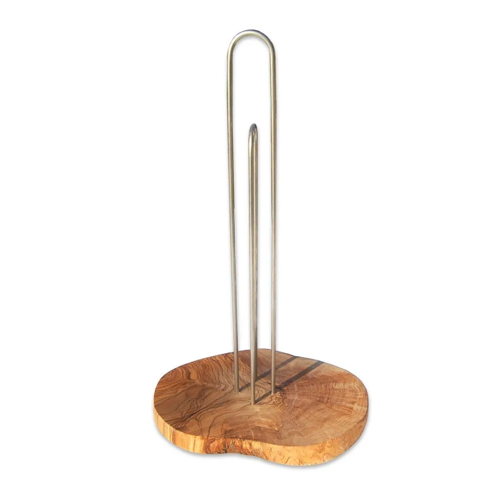 Küchenrollenhalter DESIGN aus Olivenholz