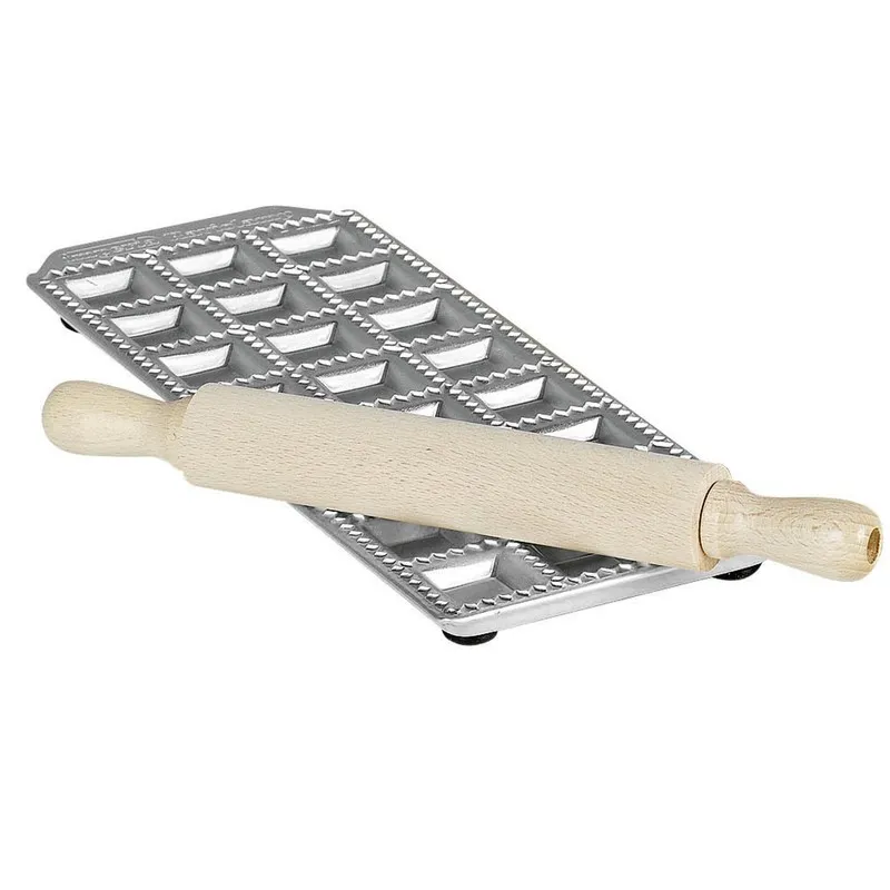 GSD Raviolibereiter Classic eckig mit Teigrolle 29x18x3cm