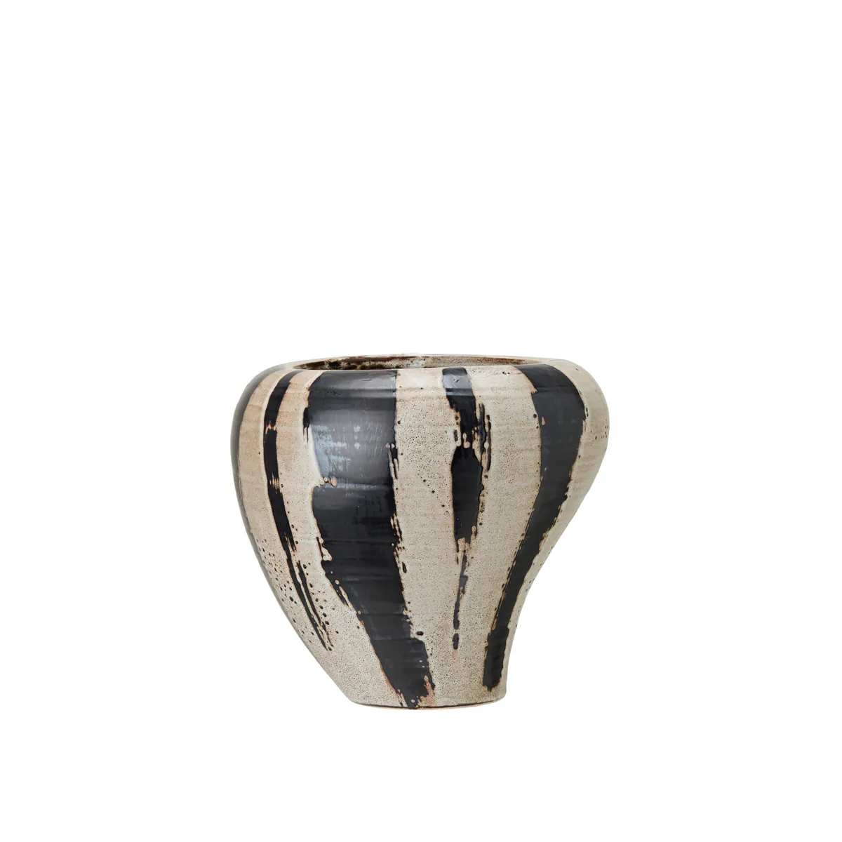 Eden Vase M Braun Melange
