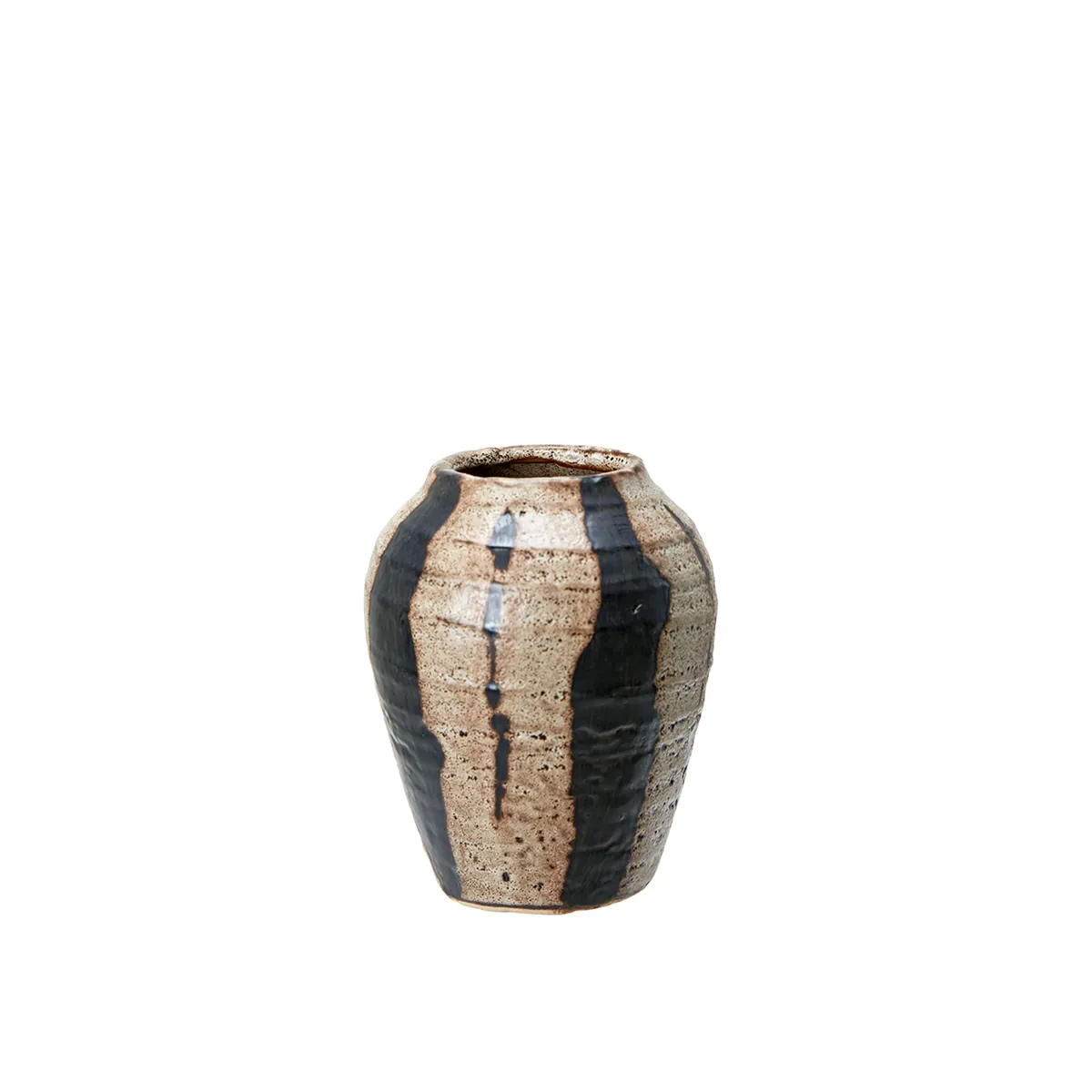 Vase Eden hoch S Braun Melange