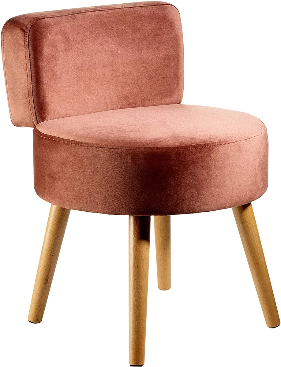 Kleiner Sessel/Hocker "Milo" - mit weicher Schaumstoffpolsterung