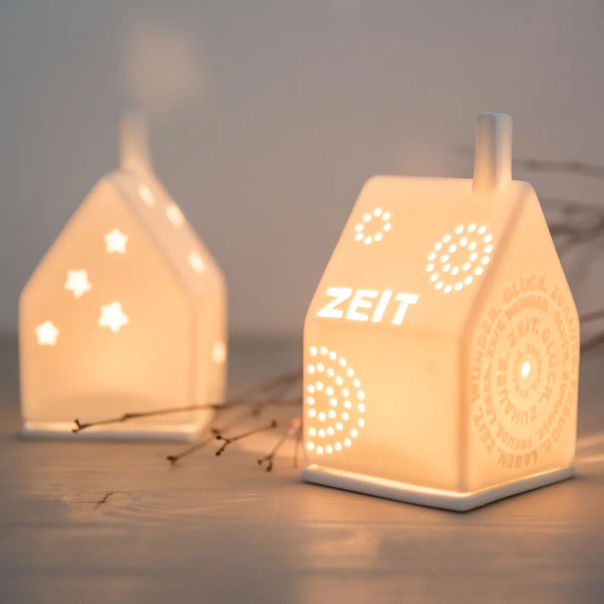 Lichthaus Zeit 7x7x10cm