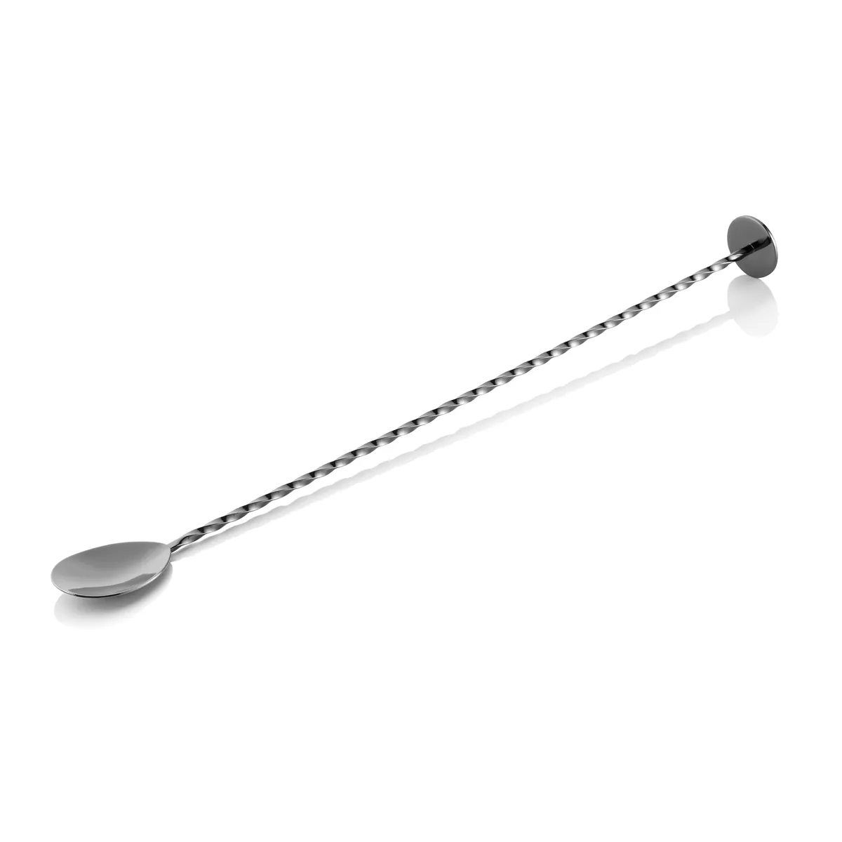 Barlöffel Twisted Nocturn, mit Stößelende, 33,5 cm, Farbe wählbar, Chromnickelstahl 18/10