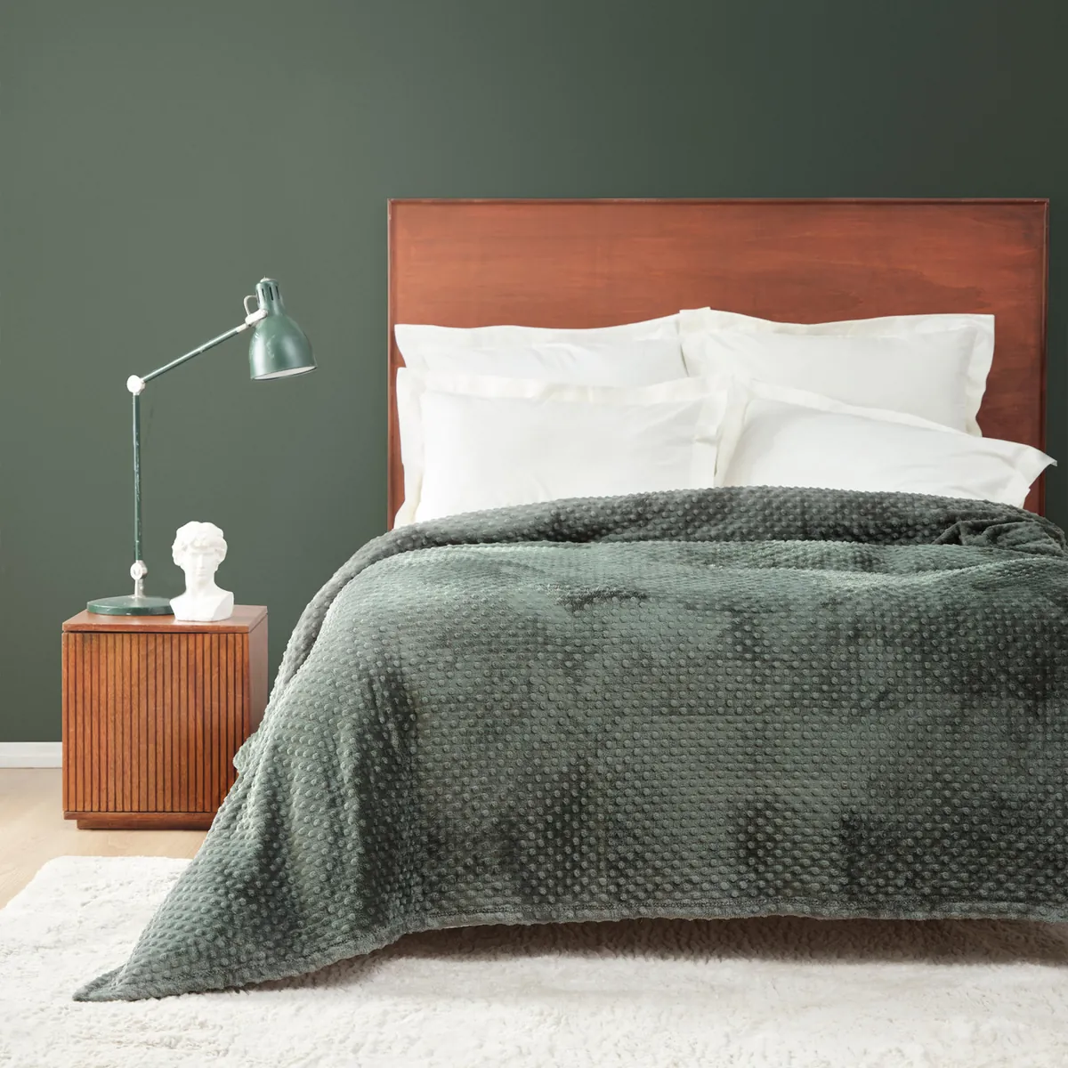 Karaca Home Alice Haki Einzeln Tomurcuk Wellsoft-Decke