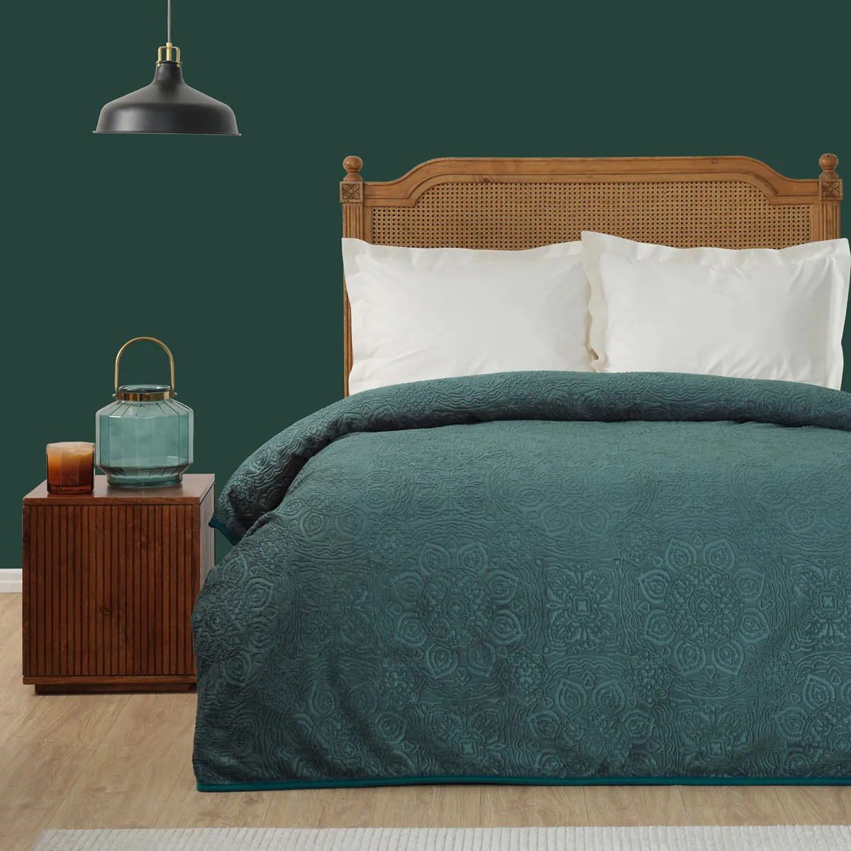 Karaca Home Scala Khaki Einzelbett Embossed Decke