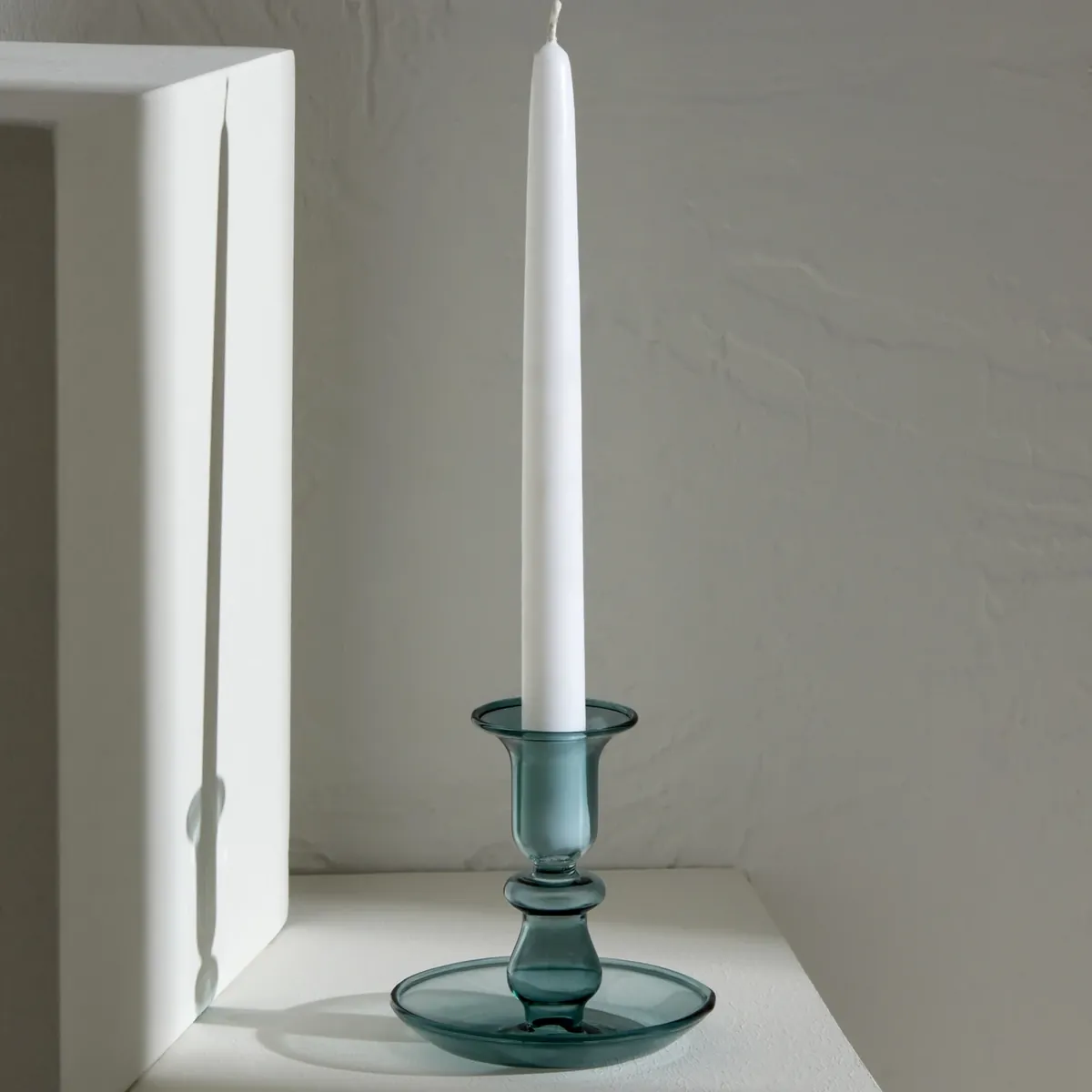 Karaca Home Alyce Glas-Teelichthalter Grün 10x10 cm