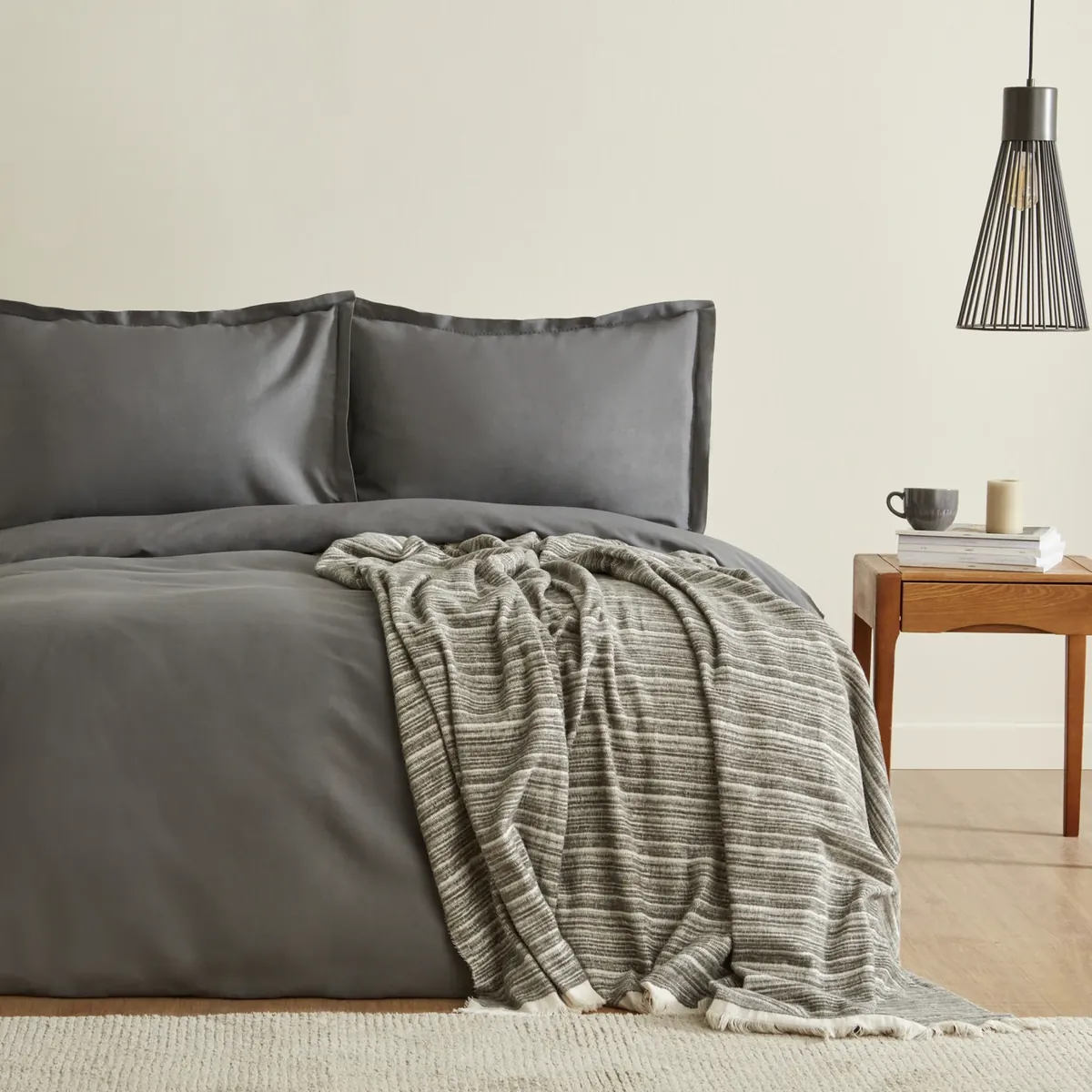 Karaca Home Weena Doppelbett Krep Bettbezug Jacquard Quilt Set