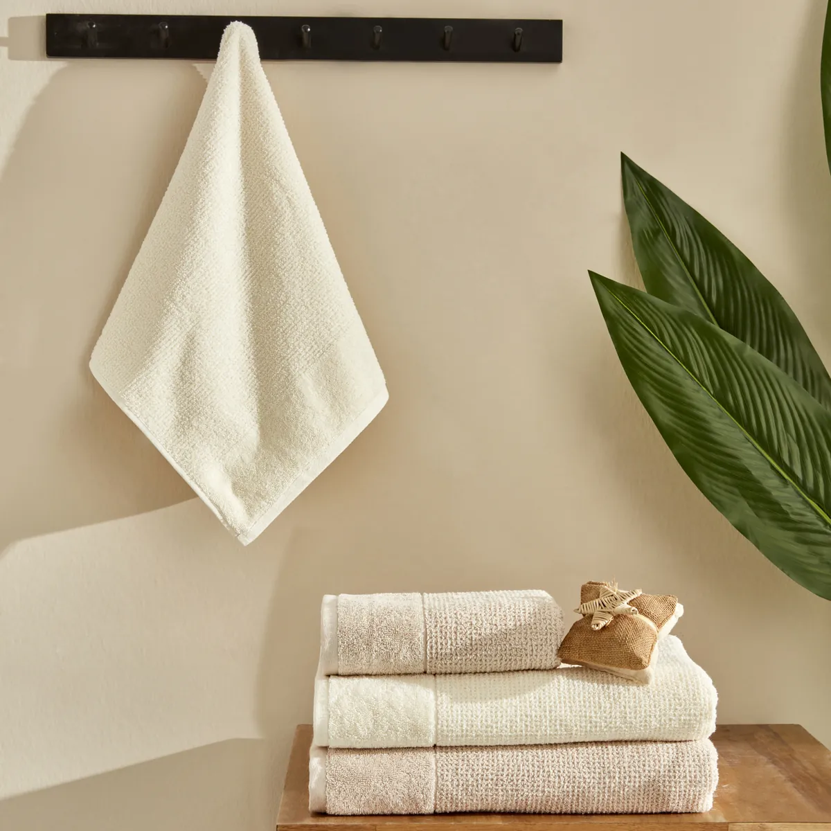 Karaca Home Doana Badeset Offwhite-Beige