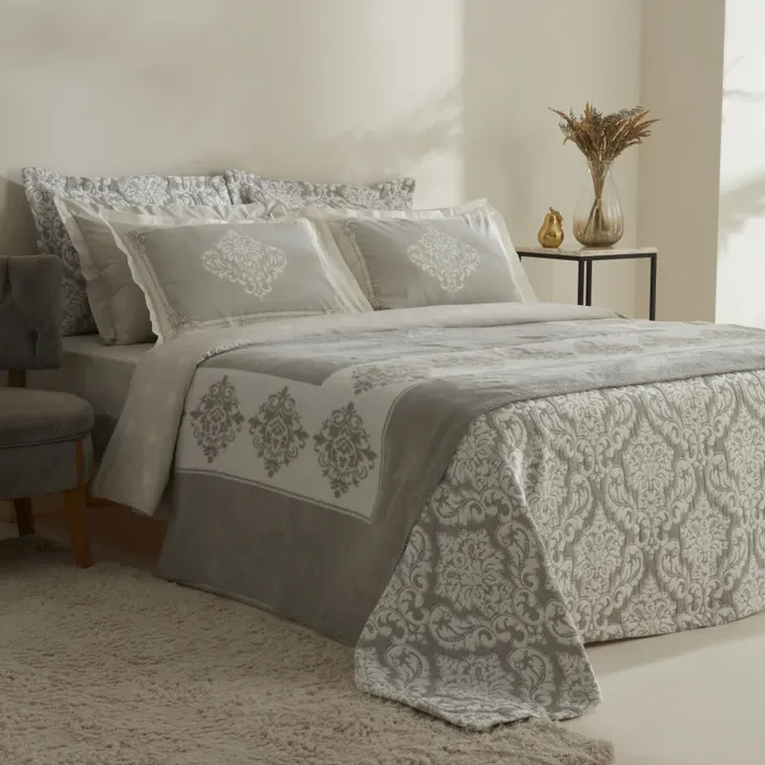 Karaca Home Timeless 8-teiliges Hochzeitsset Grau