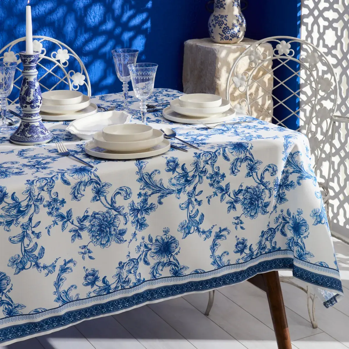 Karaca Home Rosario Tischdecke 150X220 cm