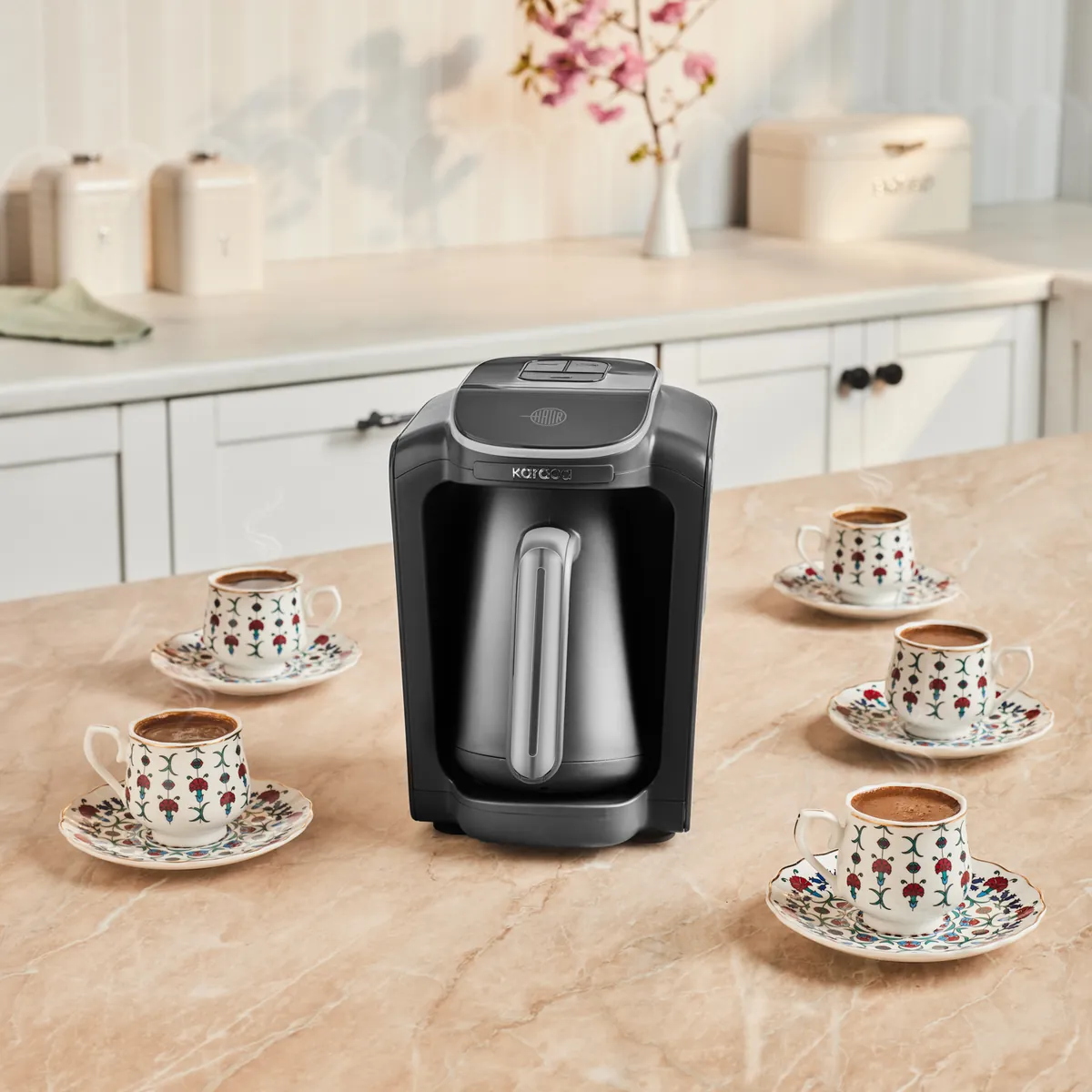 Karaca Hatır Neo Türkische Kaffeemaschine – Silber