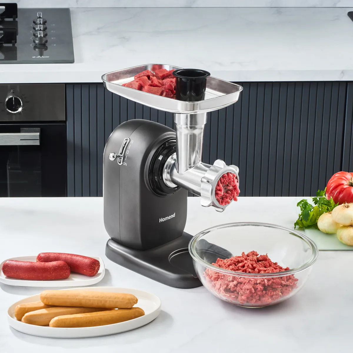 Homend Meatbox 3101H Edelstahl-Fleischwolf