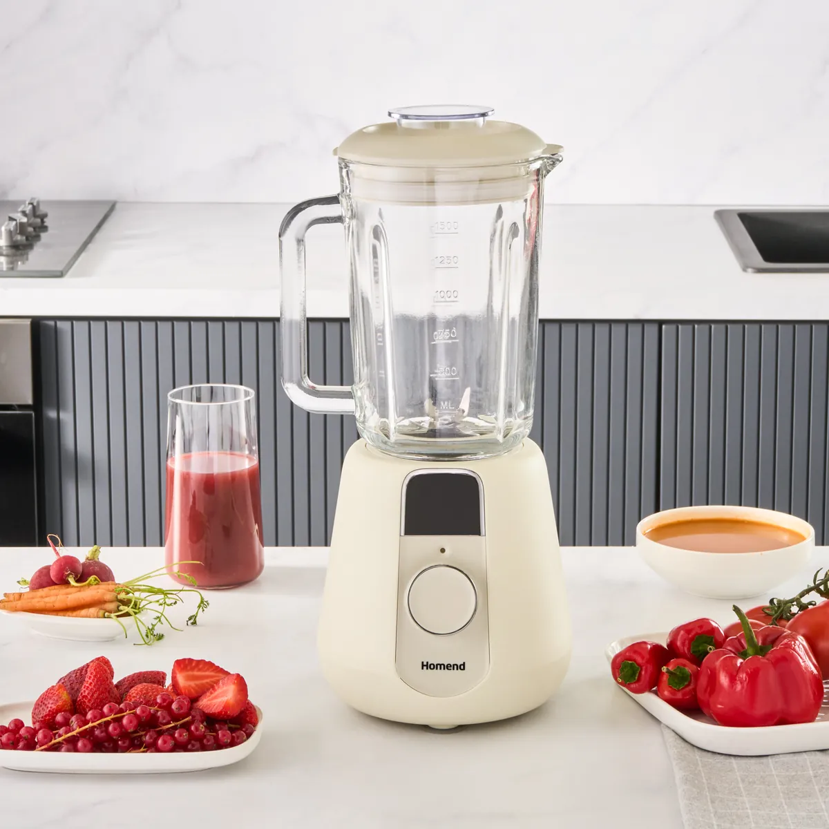 Homend Vintage Blendsetter 4927H, Stabmixer, Creme, 1000W