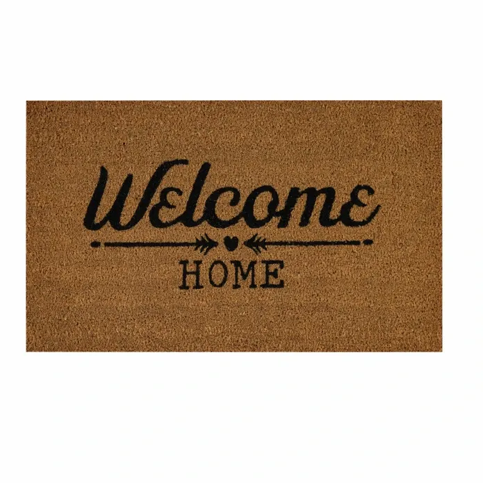 Kaschmir Teppich Welcome Home Coco Fußmatte 45x75 cm