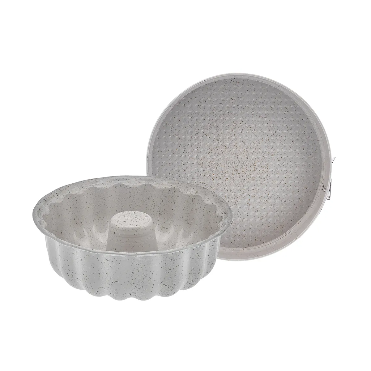 Karaca Lotus, 2-teiliges Backform Set, Creme