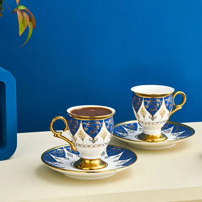 Karaca Merve 2-teiliges Kaffeetassenset für 2 Personen, 100 ml