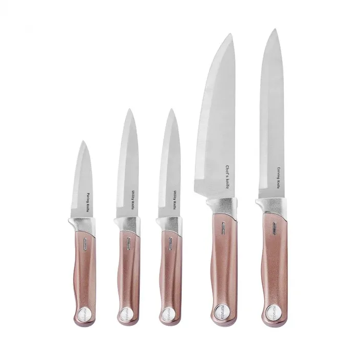 Karaca Mastermaid 6-teiliges Messer-Set Roségold