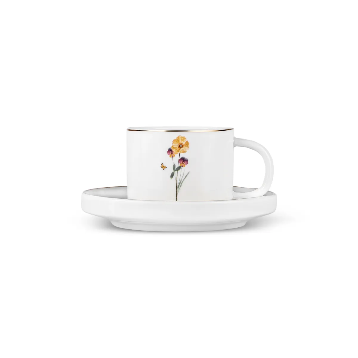 Karaca Valencia 6 Person Kaffee Tasse Set 90 Ml