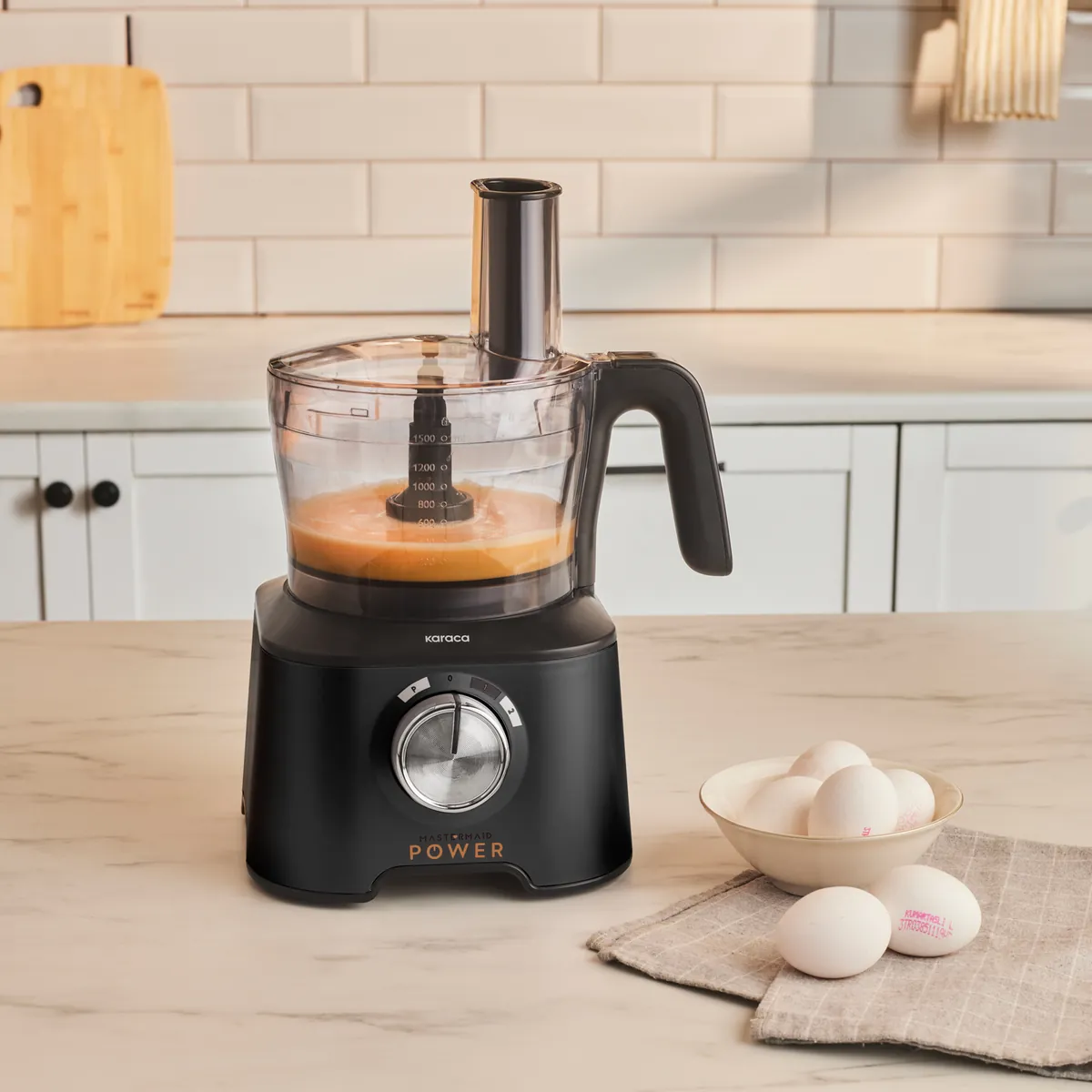 Karaca Mastermaid Power Multifunktionaler 10-in-1 Küchenroboter 2000W Schwarz