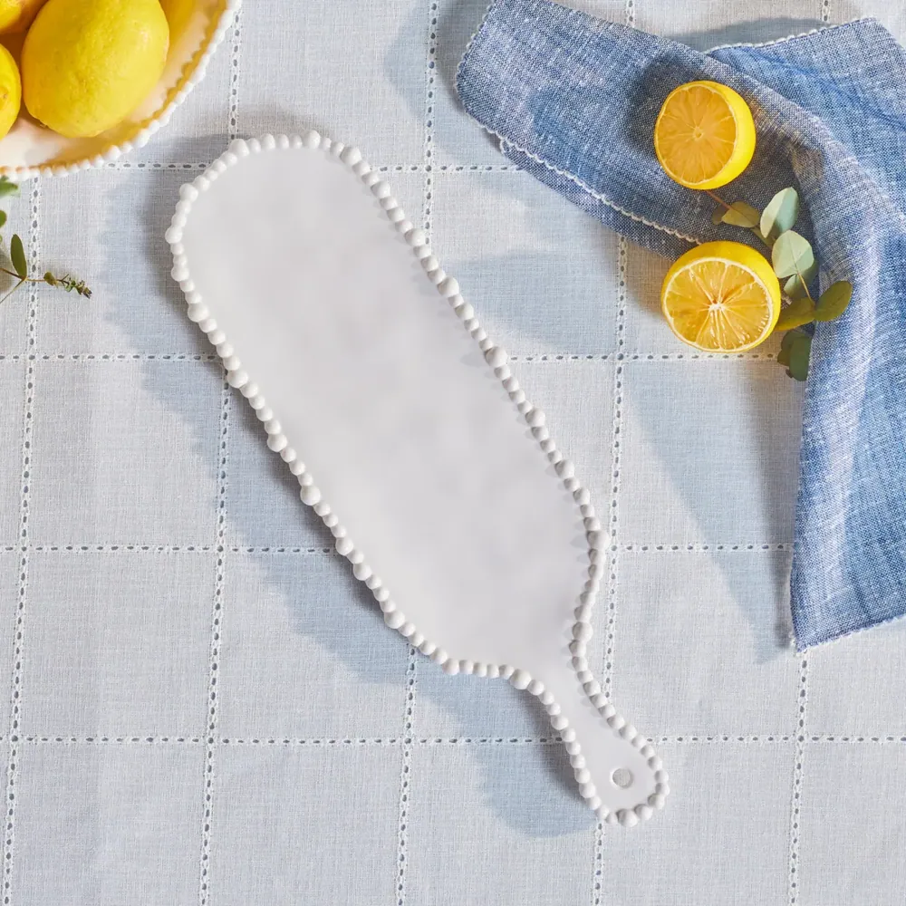 Karaca Perla, Melamin Käseteller, 43cm, Weiß