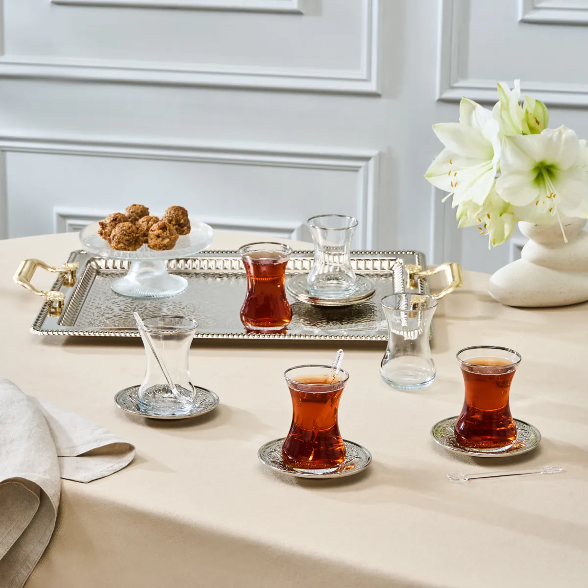 Karaca Deniz 19-teiliges Teeservice