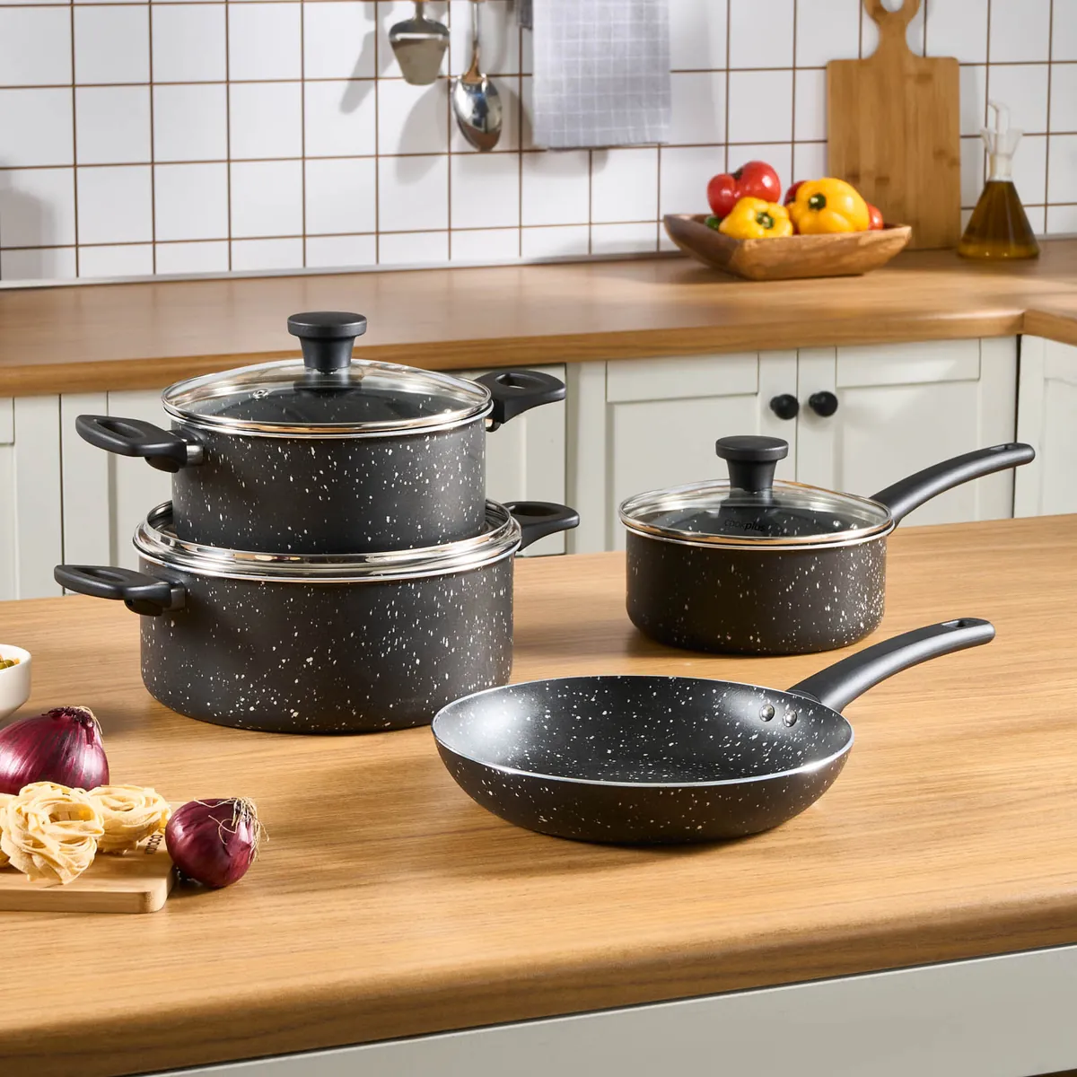 Cookplus Aura Roller 7-teiliges Kochgeschirr-Set