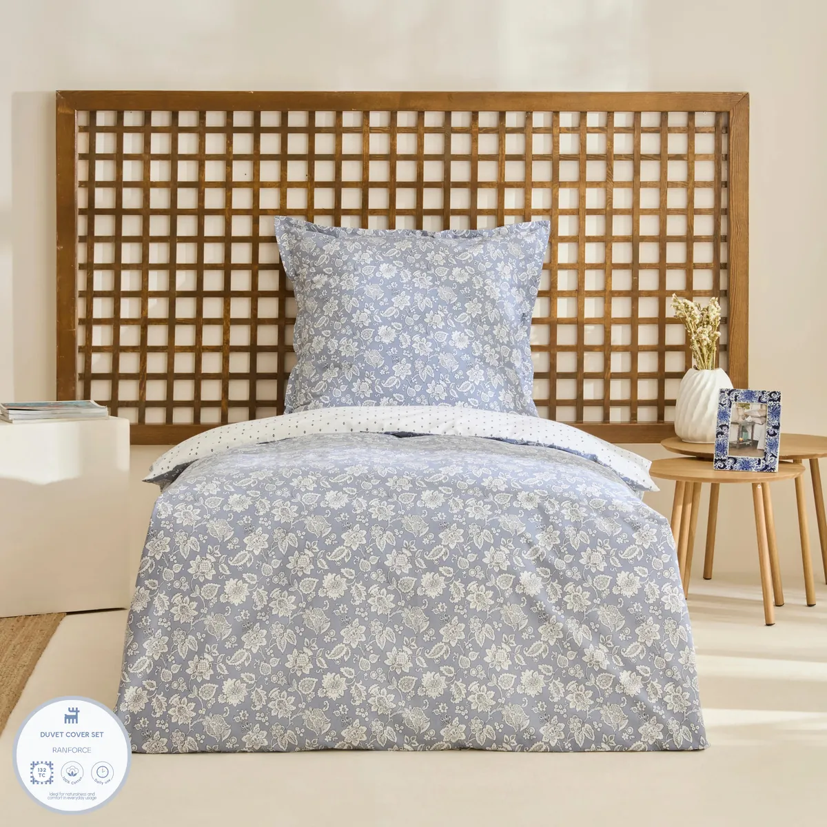 Karaca Celerina Bettwäsche-Set, Einzelbett, Blau